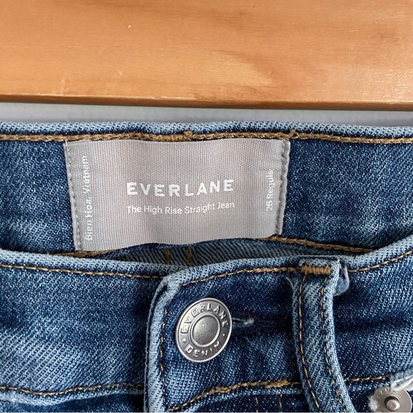 EVERLANE high-rise straight jean - Picture 4 of 5